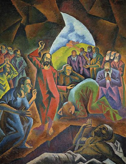 Bohumil Kubista The Raising of Lazarus Germany oil painting art